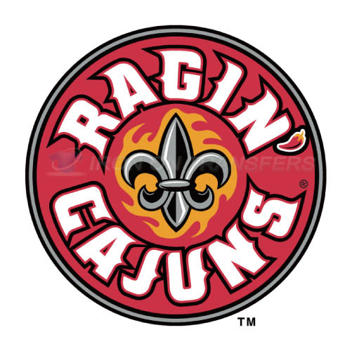 Louisiana Ragin Cajuns Logo T-shirts Iron On Transfers N4844 - Click Image to Close